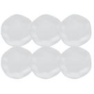 Jogo Aparelho De Jantar Oxford Pratos Rasos 27,5cm 06 Peças Ryo White Branco Carâmica