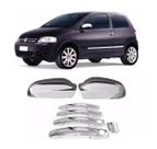 Jogo Aplique Capa Cromada Retrovisor Maçanetas Vw Fox 2007 Jogo Aplique Capa Cromada Retrovisor Maçanetas Vw Fox 2007