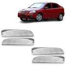 Jogo Aplique Cromado para Maçaneta Externa Astra Zafira 1998 a 2012 4 Portas Jogo Aplique Cromado para Maçaneta Externa Astra Zafira 1998 a 2012 4 Portas