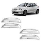 Jogo Aplique Cromado para Maçaneta Externa Etios 2013 2014 2015 2016 2017 2018 2019 2020 2021 4P Jogo Aplique Cromado para Maçaneta Externa Etios 2013 2014 2015 2016 2017 2018 2019 2020 2021 4P