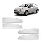 Jogo Aplique Cromado para Maçaneta Externa Linea 2009 a 2016 Punto 2008 a 2017 4 Portas Jogo Aplique Cromado para Maçaneta Externa Linea 2009 a 2016 Punto 2008 a 2017 4 Portas