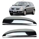 Jogo Aplique da Maçaneta Renault Clio 00/16 2 Portas Cromado