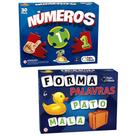 Jogo Aprender Numeros + Forma Palavras Educativo Escolar - Pais e filhos