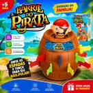 Jogo Barril do Pirata 18cm x 13cm Tamanho Grande