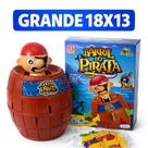 Jogo Barril do Pirata Grande 18x13 Brinquedo Infantil