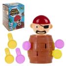 Jogo Barril do Pula Pirata Mini Infantil 10x4,5 Infantil