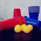 Jogo Beer Pong 20 Copos E 6 Bolinhas Cerveja Pong