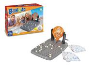 Jogo Bingo Bingão 100 Cartelas Globo Giratório Nig Brinquedo Jogo Bingo Bingão 100 Cartelas Globo Giratório Nig Brinquedo
