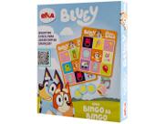Jogo Bingo da Bingo - Bluey - Original Disney Junior Elka Brinquedo Crianças +5 Anos