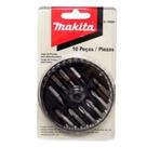 jogo bits 10 Peças Makita