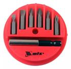 Jogo bits fenda/phil. adaptador magnetico 7 pecas mtx 113929