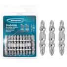 Jogo Bits Para Parafusadeira Magnético Ph2 Duplo Gross 10pcs Aço S2 Ponta Philips Ponteira Com Imã Encaixe 1/4 1120955