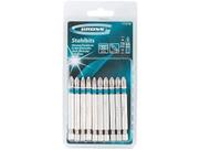 Jogo Bits Parafusadeira Magnético Longo 70mm Ph2 Gross 10pc Aço S2 Ponta Philips Ponteira Com Imã Encaixe 1/4 1137855 Jogo Bits Parafusadeira Magnético Longo 70mm Ph2 Gross 10pc Aço S2 Ponta Philips Ponteira Com Imã Encaixe 1/4 1137855