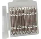 Jogo Bits Phillips Encaixe 3/16 65 Mm Ponta 3/16 Ph1 10 Pçs-Atopy