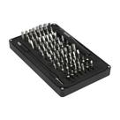 Jogo bits/ponteiras precisão 66 pcs encaixe sextavado 4mm vd