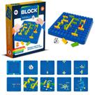 Jogo Block De Tabuleiro Brinquedo De Raciocínio Lógico E Pedagógico Para Família
