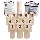 Jogo Block Toss GoSports Skittle Scatter com placar