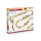 Jogo Blocos Coloridos 100 Peças - Junges