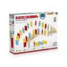 Jogo Blocos Coloridos 40 Peças - Junges