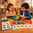 Jogo Blocos IQ Encaixe De Formas 3D Desafio Infantil - 40069 Jogo Blocos IQ Encaixe De Formas 3D Desafio Infantil - 40069