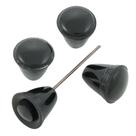 Jogo Botões Painel Cor Preto VW Fusca Até 1970 Karmann Ghia