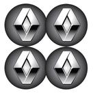 Jogo BOTTOM/ Emblema para Calota Compativel C/RENAULT 51MM Degrade 4 Pecas Resinado Jogo BOTTOM/ Emblema para Calota Compativel C/RENAULT 51MM Degrade 4 Pecas Resinado