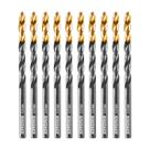 Jogo Broca Aço Rápido Titânio 4.8mm 10 Peças Gross