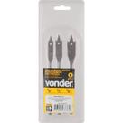 Jogo broca chata 3/8-5/8" vonder