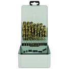 Jogo brocas aco rapido 1/16 a 1/2" 29 pcs - titanio rocast 137,0061 Jogo brocas aco rapido 1/16 a 1/2" 29 pcs - titanio rocast 137,0061