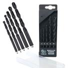 Jogo Brocas Aço Rápido Metal 4 à 10mm 5 Peças Titânio