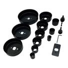 Jogo Brocas Serra Copo 16 Pçs Fura Madeira Pvc 19mm A 127mm