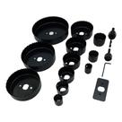 Jogo Brocas Serra Copo 16 Pçs Fura Madeira Pvc 19mm A 127mm