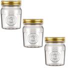 Jogo C/3 Pote Americano Nadir Vintage 500ml P/mantimentos