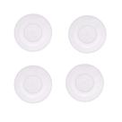 Jogo c/4 Pratos Raso de Melamina Basic Branco 25cm Lyor Jogo c/4 Pratos Raso de Melamina Basic Branco 25cm Lyor