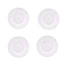 Jogo c/4 Pratos Raso de Melamina Basic Branco 25cm Lyor Jogo c/4 Pratos Raso de Melamina Basic Branco 25cm Lyor