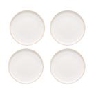 Jogo C/4 Pratos Raso Harmonie Off-white - 27cm