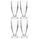 Jogo C/ 4 Taças Copos Para Sorvete Milk Shake 330ml Vidro Sobremesa Resistente Jogo C/ 4 Taças Copos Para Sorvete Milk Shake 330ml Vidro Sobremesa Resistente