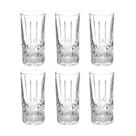 Jogo C/ 6 Copos de Vidro Transparente Light 280ml P/ Bebidas