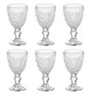 Jogo C/ 6 Taças de Licor Florença Clear 50ml Vidro Dose Única Luxo