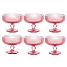 Jogo C/ 6 Taças de Sobremesa Versalhes Rosa 310ml Cozinha Restaurante Mesa Posta Jogo C/ 6 Taças de Sobremesa Versalhes Rosa 310ml Cozinha Restaurante Mesa Posta