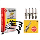 Jogo Cabo E Velas Gm Onix Prisma 1.0 8v Spe Flex 2012/ Ngk Jogo Cabo E Velas Gm Onix Prisma 1.0 8v Spe Flex 2012/ Ngk