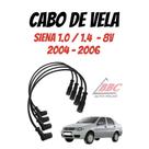Jogo Cabos De Velas Cabo Ignição Fiat Siena 1.0/1.4 - 8V - 2004 - 2006 - XS10563
