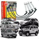 Jogo Cabos De Velas Ignição Fiat Doblo Idea Palio Strada Celta Corsa