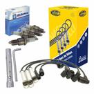 Jogo Cabos + Velas Corsa Wind 1.0 Efi 1 Bico 94 A 96 + Chave - Magneti Marelli / Acdelco (Gm)