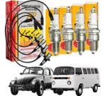 Jogo Cabos Velas Fusca Kombi 1600 84/97 - Ignição Eletrônica