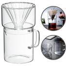 Jogo Cafeteira de Vidro Borossilicato Mimo Style 500ml Passador e Jarra Pour Over Jogo Cafeteira de Vidro Borossilicato Mimo Style 500ml Passador e Jarra Pour Over