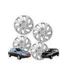 Jogo Calota Aro 13 Corsa E Classic Grid Prata Fixação Parafuso Cubo Baixo Jogo 4 Calotas Compatível Linha Chevrolet