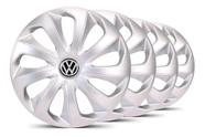 Jogo Calota Aro 13 Esportiva Velox Vw Gol Voyage Fox Prata