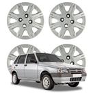 Jogo Calota Aro 13 Fiat Uno Way Economy 2008-2009 Cubo Baixo Prata 072CB-PTA-U Jogo Calota Aro 13 Fiat Uno Way Economy 2008-2009 Cubo Baixo Prata 072CB-PTA-U
