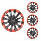 Jogo Calota Aro 13 Flap Black Red Universal + Emblema Resinado Peugeot Jogo Calota Aro 13 Flap Black Red Universal + Emblema Resinado Peugeot